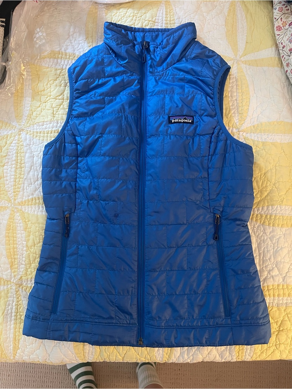 Patagonia Quilted Nano Vest XS Blue